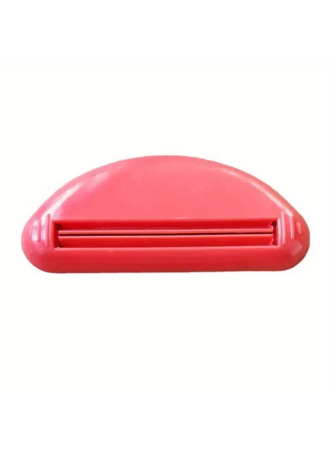 Red Toothpaste Squeezer Dispenser Manual Bathroom Gadget Reduces Waste Saves Money - Image 4